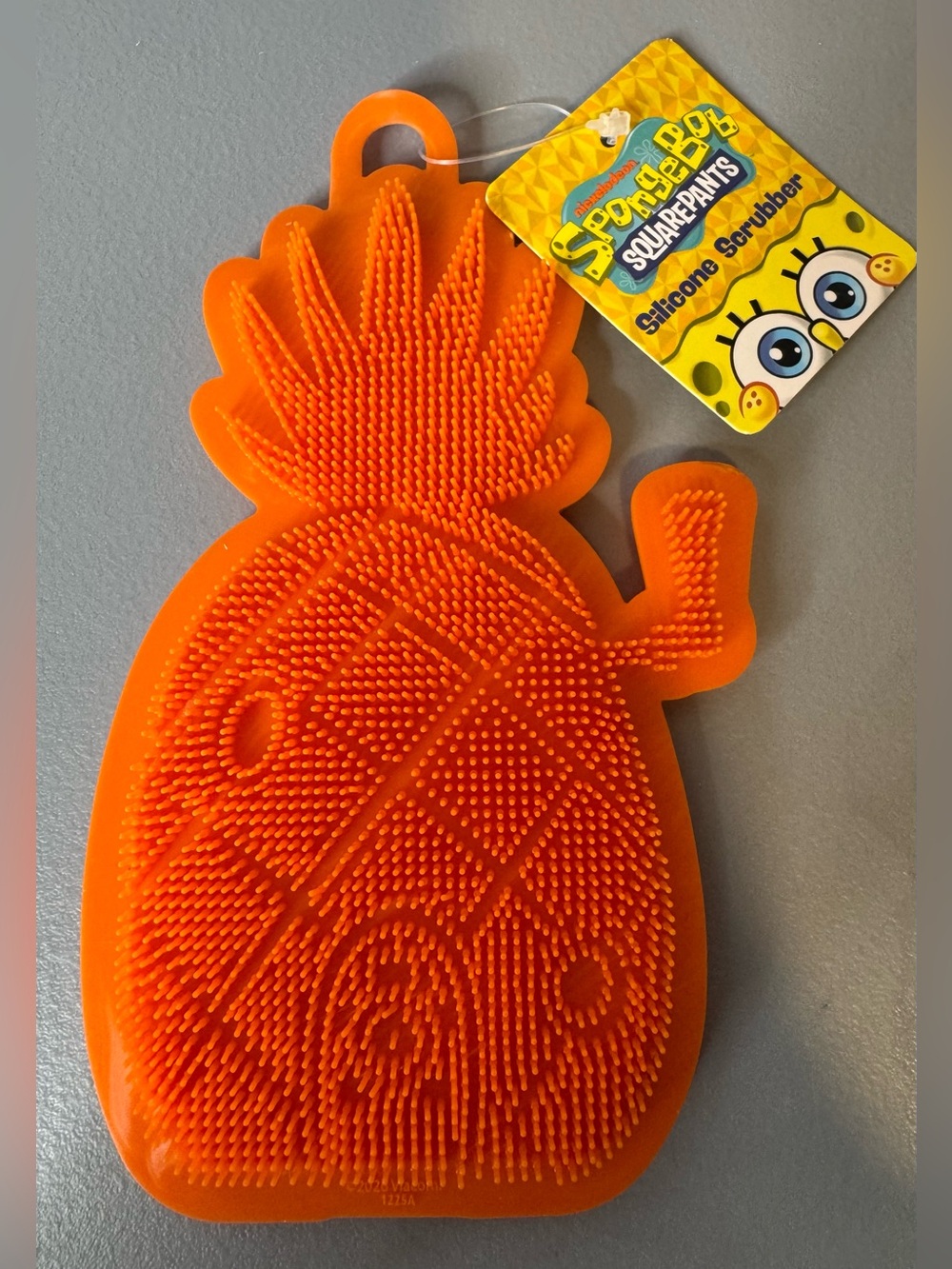SpongeBob SquarePants Orange Pineapple Silicone Scrubber kitchen bath